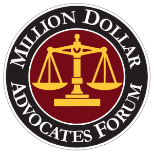 Seal for Million Dollar Advocates Forum award