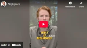 ¿Qué es la negligencia? Conozca sus derechos tras una lesión
