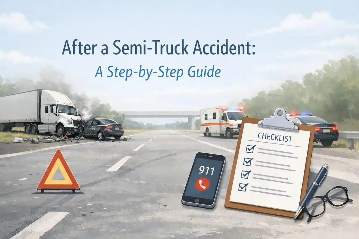 What To Do After a Semi-Truck Accident: Step by Step Guide