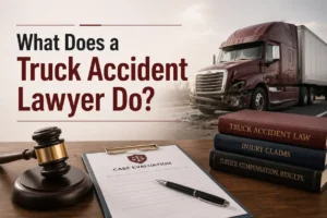 ¿Qué hace un abogado de accidentes de camiones?